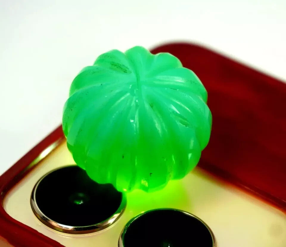 Natural 165.80 Ct Welo Opal Green Color Australian Untreated Melon Cut Gemstone