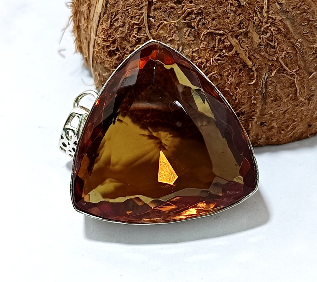 90.85 Ct Natural 7 Color Zultanite Pendant 925 Silver Loose Certified Gemstone