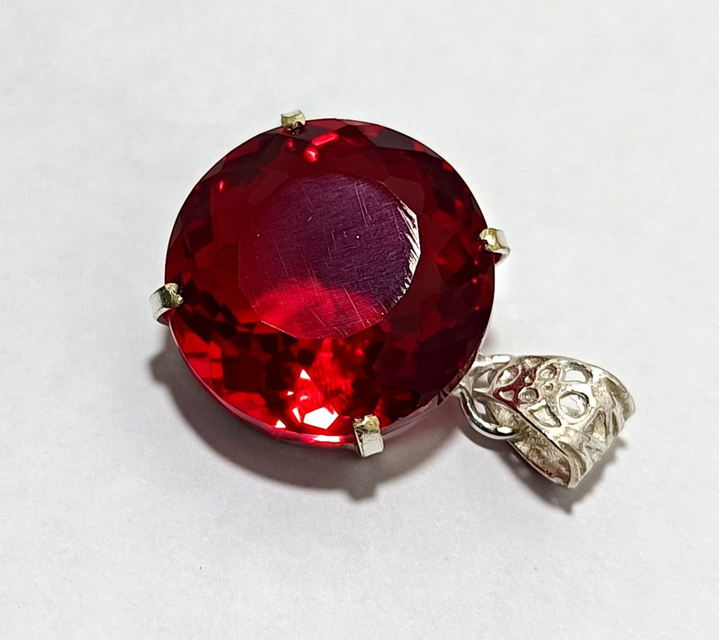 Certified Natural 59.65 Ct Brazilian Round Cut Topaz Pendant Loose Gemstone