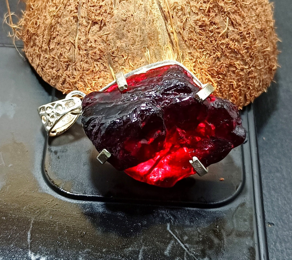 EGL Certified 158.50 Ct Natural PAINITE  Solid Silver Pendant LOOSE Gemstone