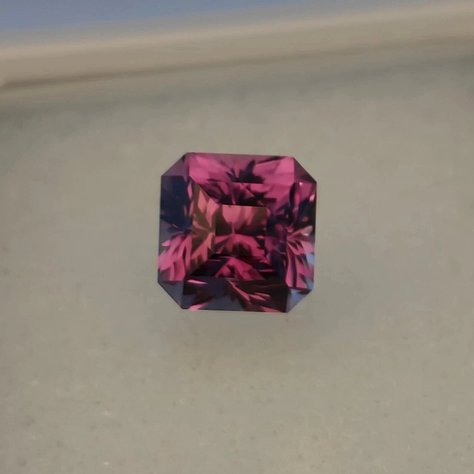 8.45 CT Certified Color Changing Natural Alexandrite Loose Gemstone Asscher Cut