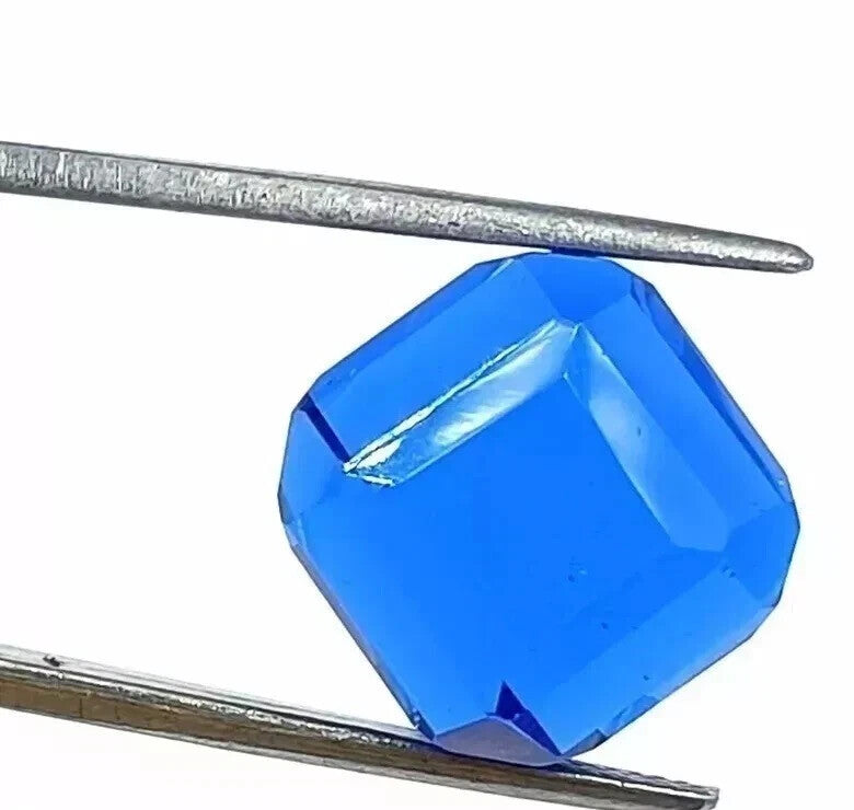 24.85 CT NATURAL BLUE SAPPHIRE CUBE EGL CERTIFIED LOOSE GEMSTONE