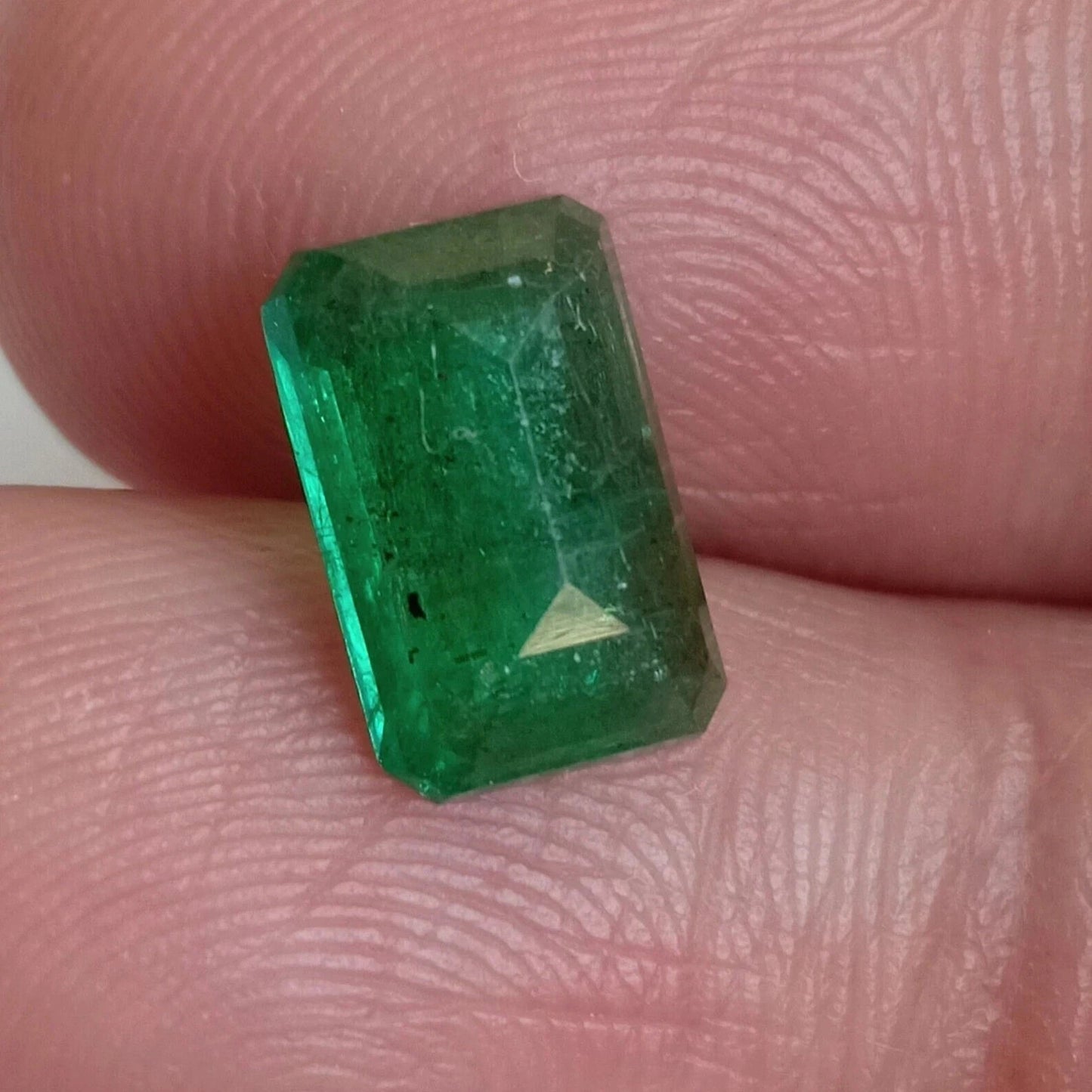 Natural Colombian Green Emerald 8.80 Ct Emerald Cut Loose Gemstone GIE CERTIFIED