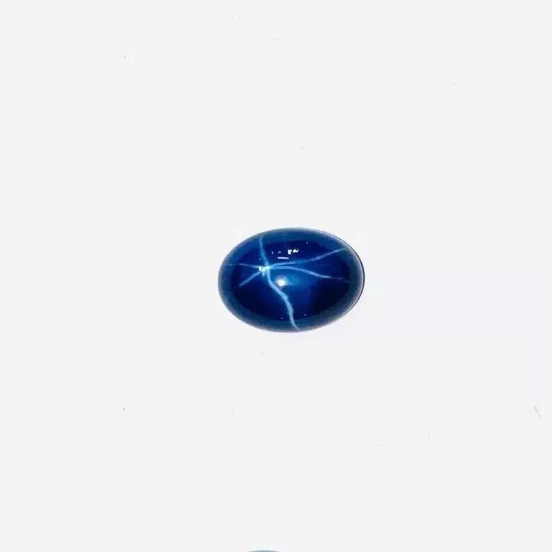 Six Rays Blue Star Sapphire 9.50 Ct Oval Cabochon Loose Gemstone From Sri Lanka