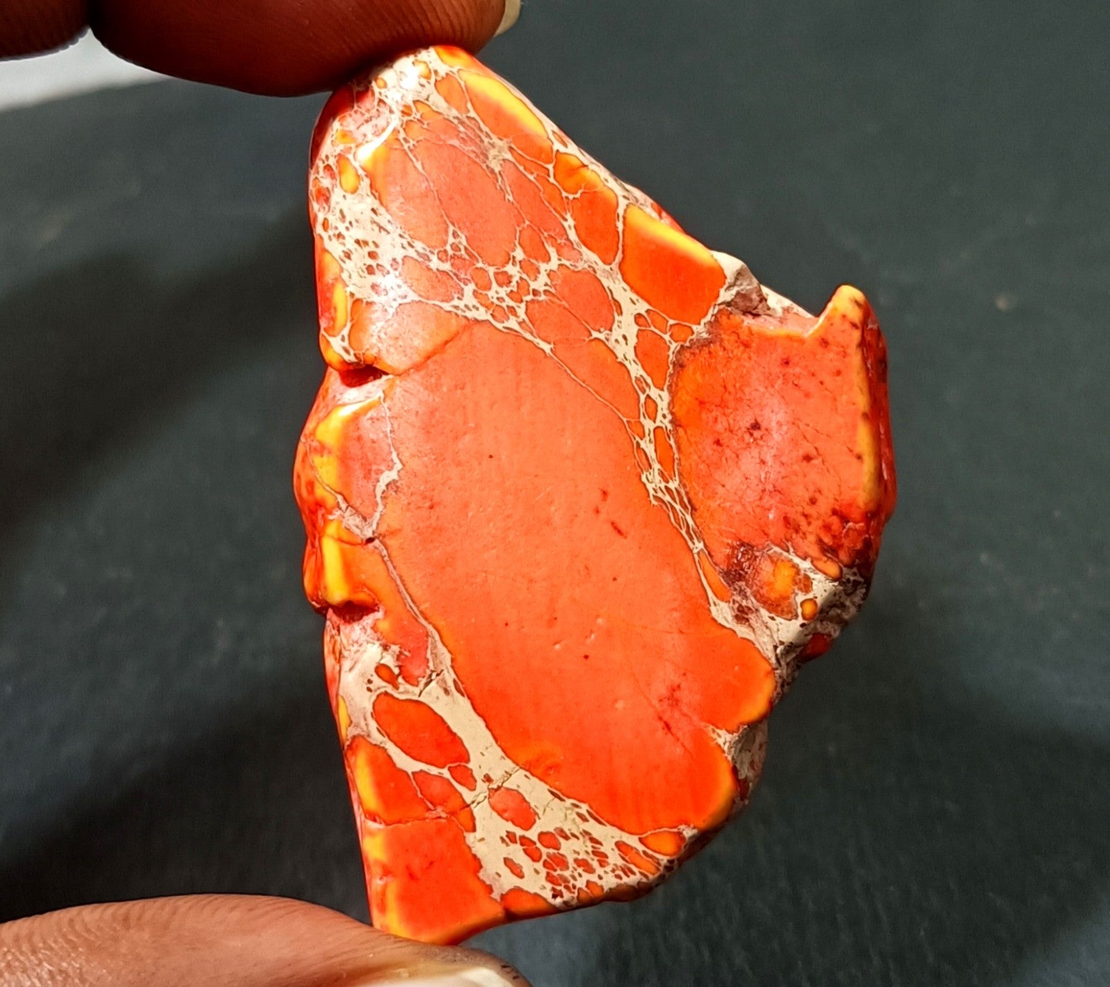 82.55 Ct Natural Arizona Superior Green Turquoise Slab Rough Certified Gemstone