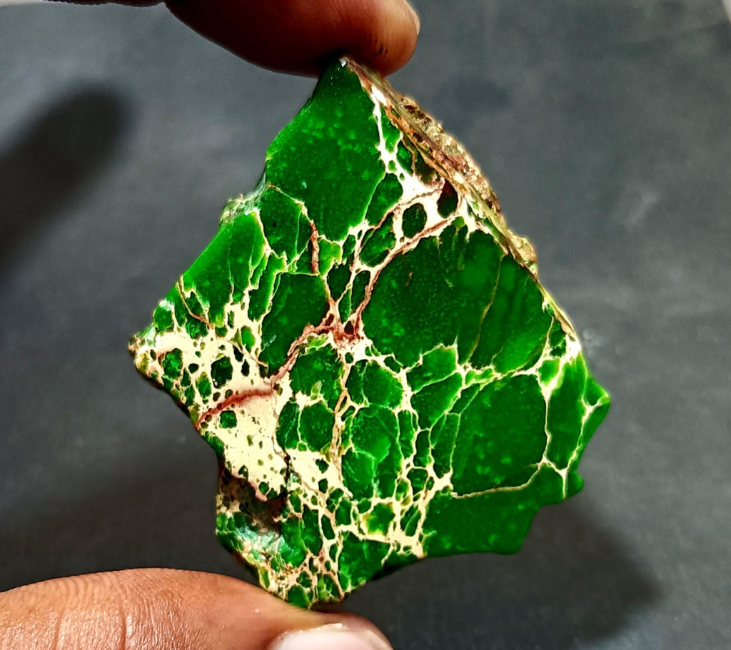 100.00 Ct Natural Arizona Superior Green Turquoise Slab Rough Certified Gemstone