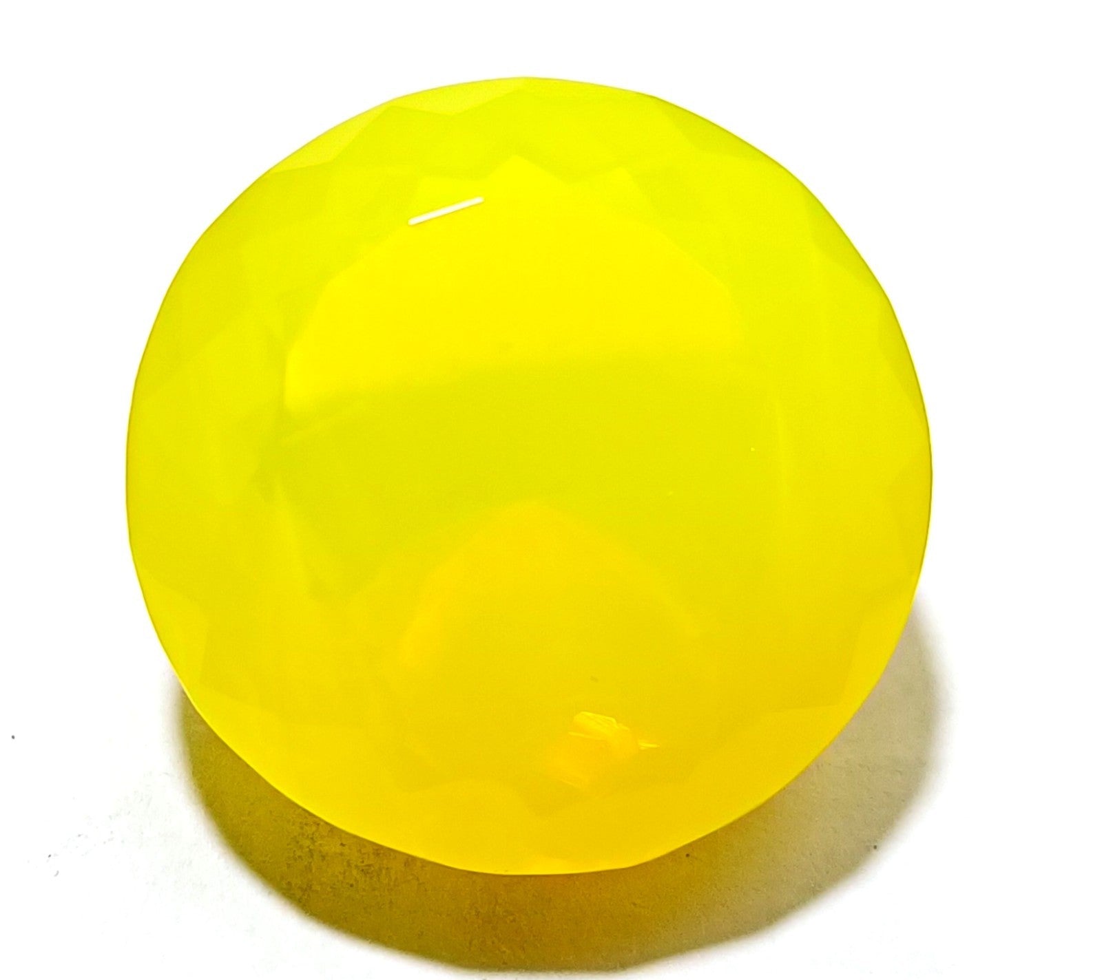 Natural 134.25 Ct Welo Opal Yellow Color Australian Untreated Ball Cut Gem