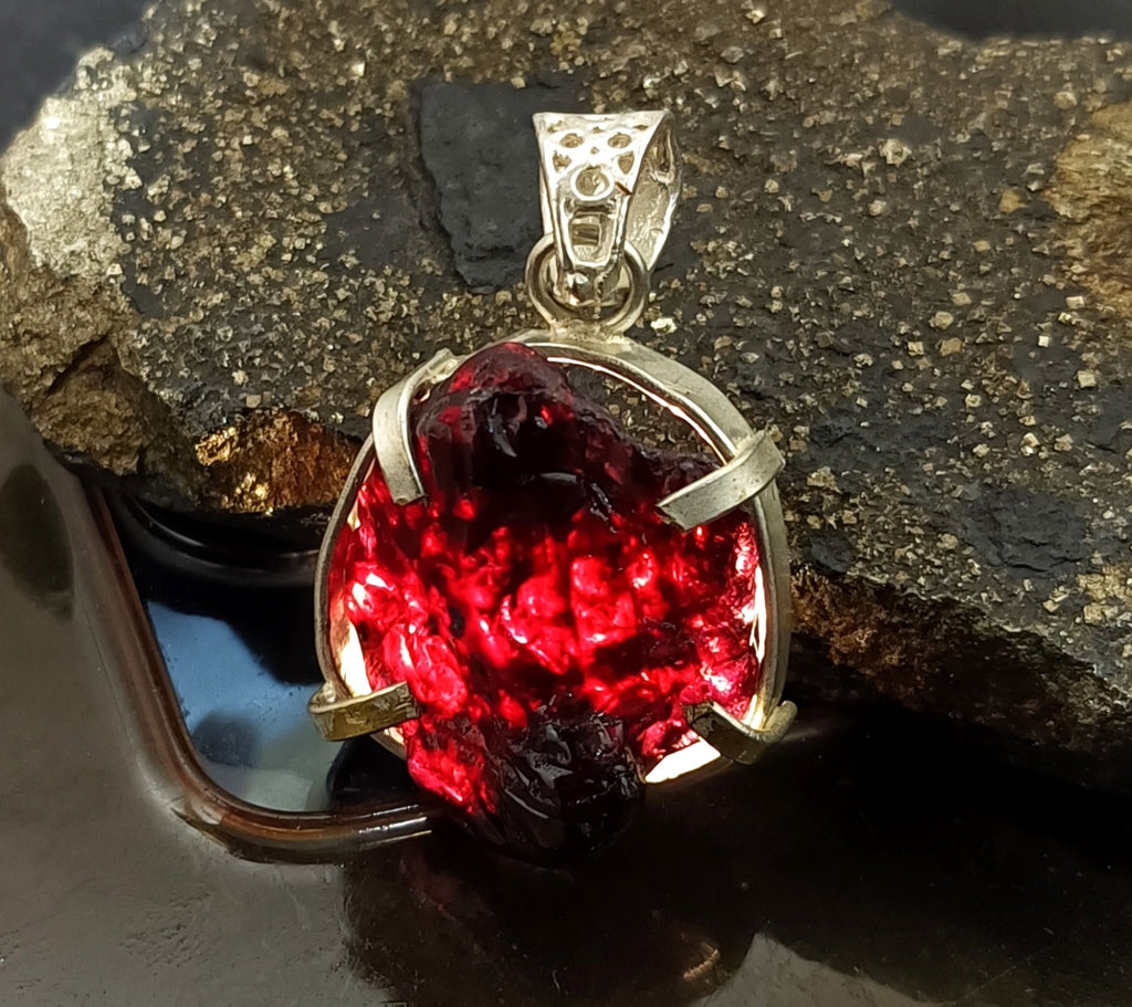 EGL Certified 64.65 Ct Natural PAINITE 925 Solid Silver Pendant LOOSE Gemstone