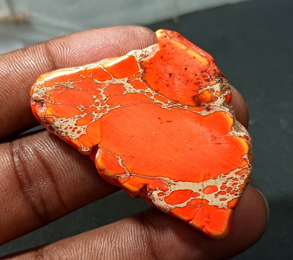 82.55 Ct Natural Arizona Superior Green Turquoise Slab Rough Certified Gemstone