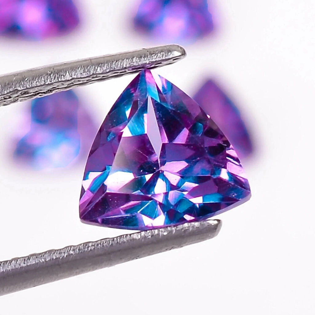 9x9 MM (15 Pcs) Natural Color Change Alexandrite Certified Loose Gemstone Lot