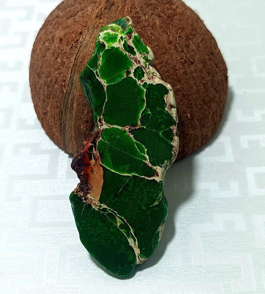 111.65 Ct Natural Arizona Superior green Turquoise Slab Rough Certified Gemstone