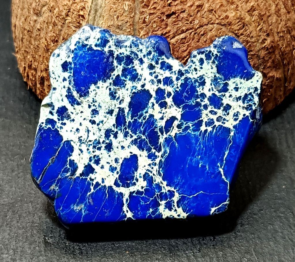 92.80 Ct Natural Arizona Superior Blue Turquoise Slab Rough Certified Gemstone
