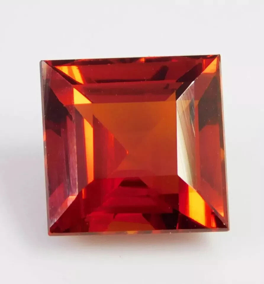 Orange Sapphire 12 Carats Natural Orange Sapphire Certified Loose Gemstone