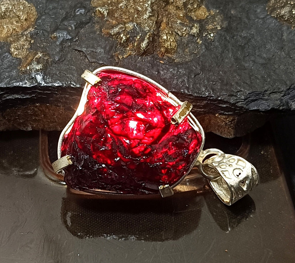 EGL Certified 84.90 Ct Natural PAINITE 925 Solid Silver Pendant LOOSE Gemstone