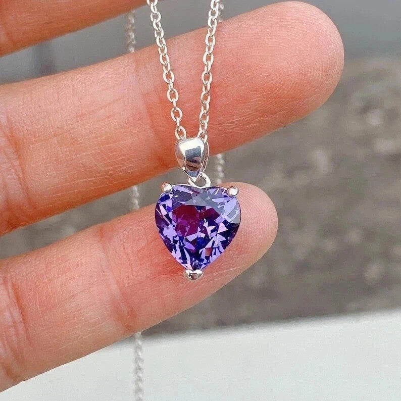 10 Ct AAA+Natural Color Change Alexandrite Certified Gemstone Pendant 925 Silver