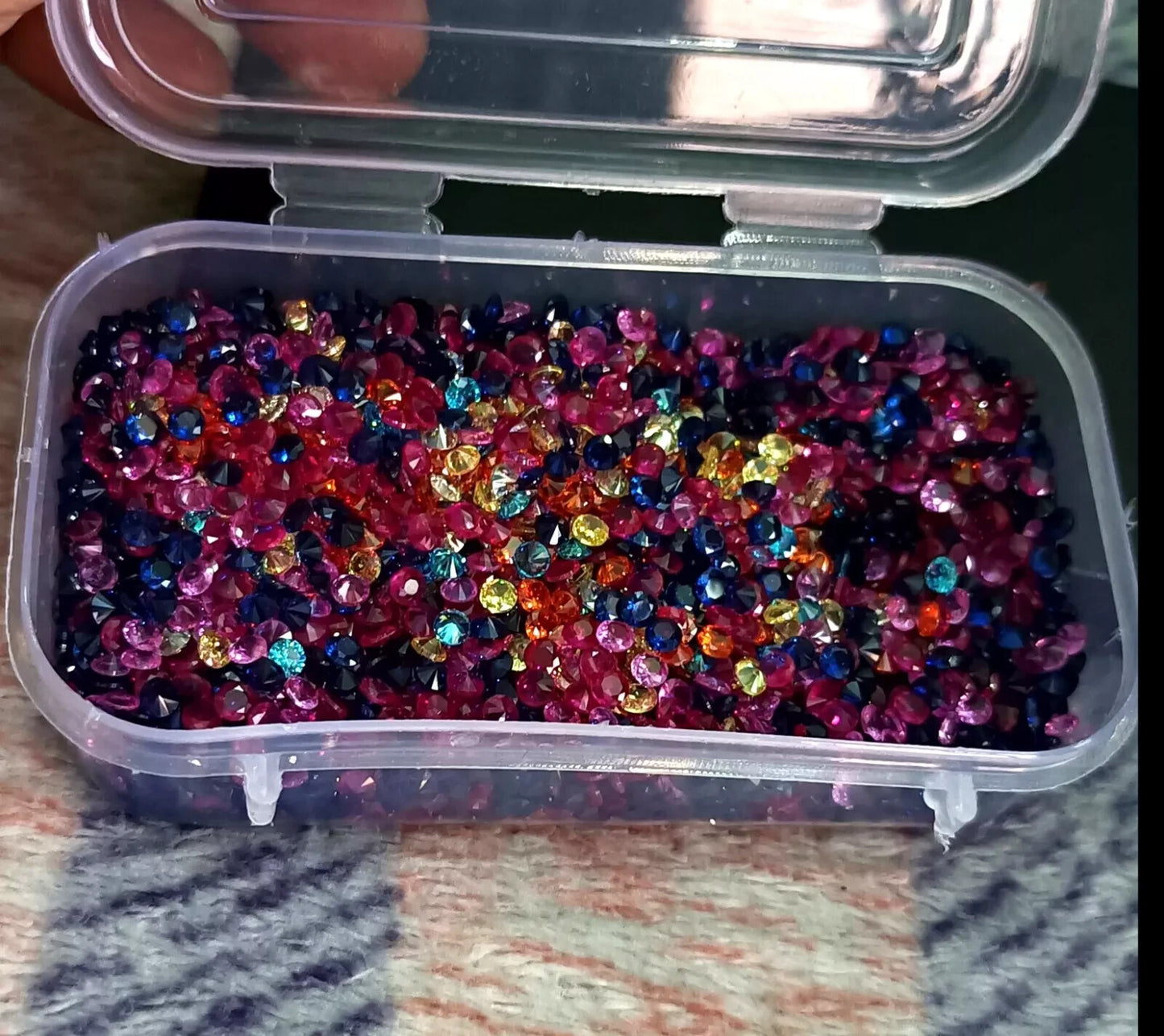 Natural Mix Color Sapphire 4 mm Cut Round 20 Piece Certified Loose Gemstone Lot