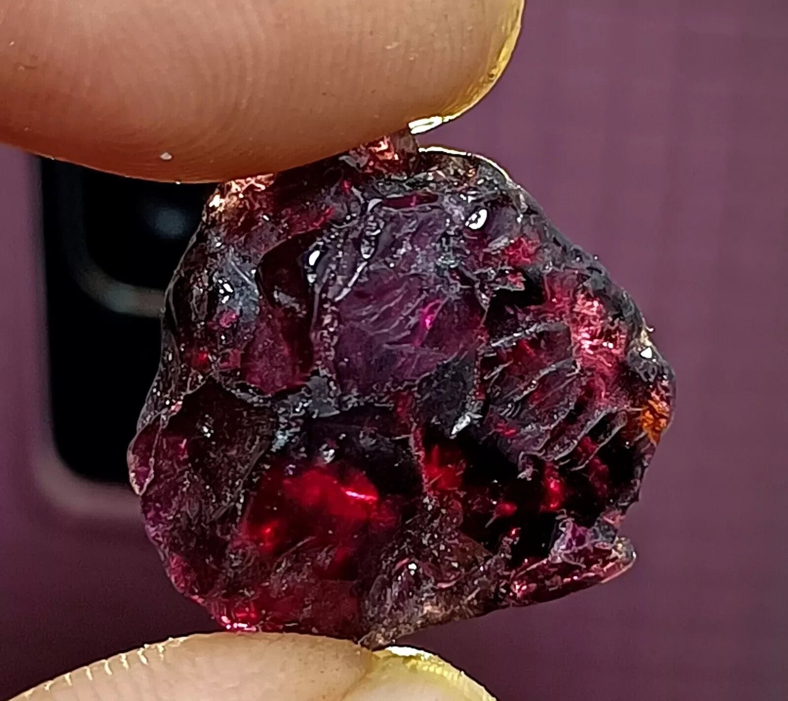 Certified Natural Red Painite Rough Burmese Facet 2000 Ct Raw Loose Lot Gemstone