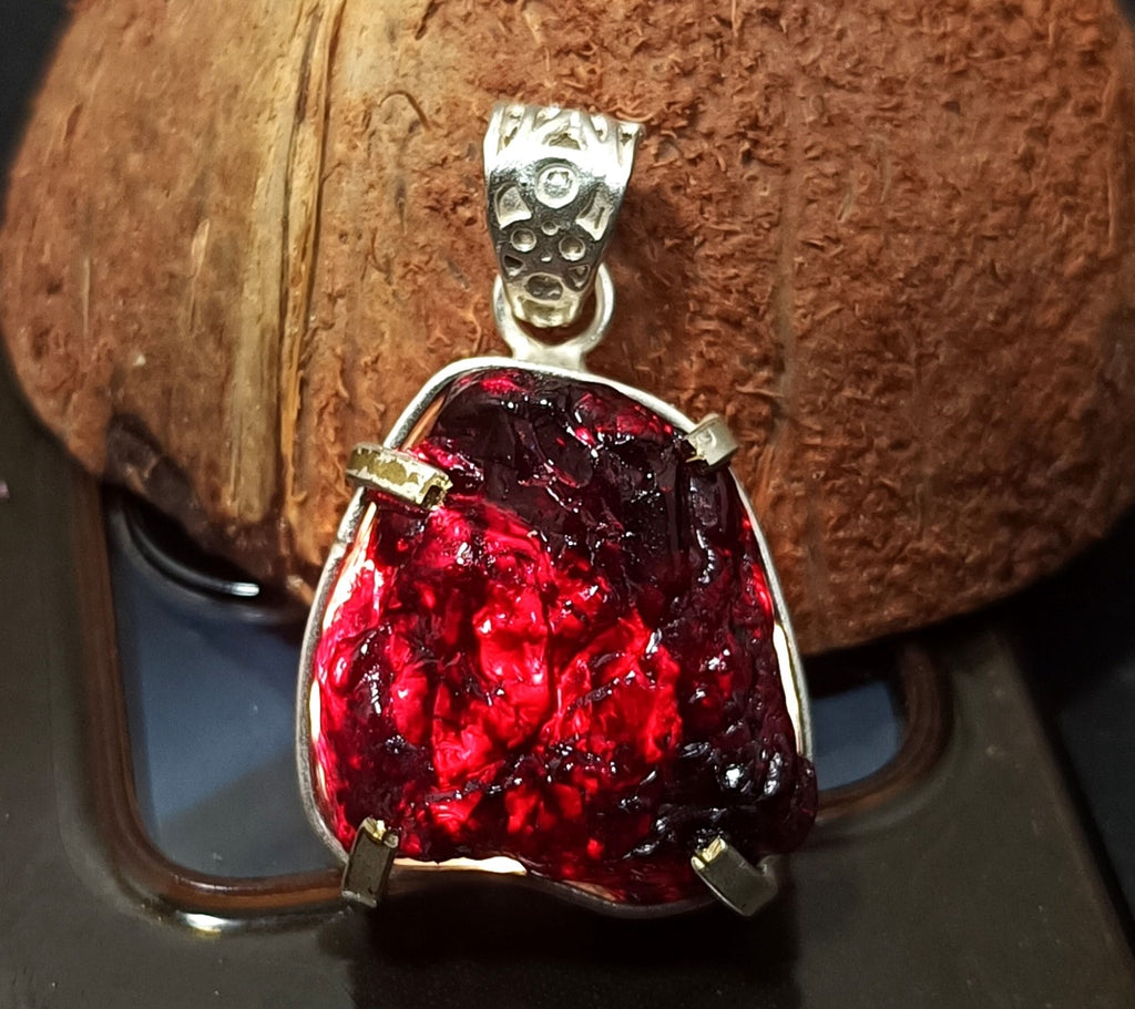 EGL Certified 84.90 Ct Natural PAINITE 925 Solid Silver Pendant LOOSE Gemstone