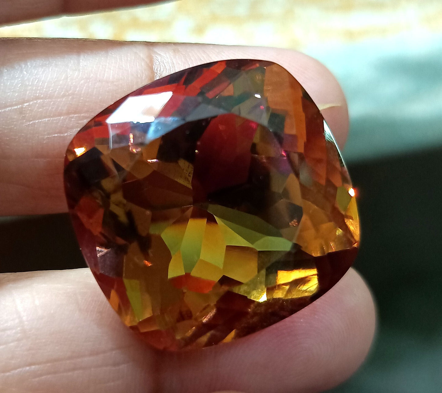 NATURAL Zultanite (7 Color-Change) Loose Certified GEMSTONE Cushion Cut 63.45 Ct