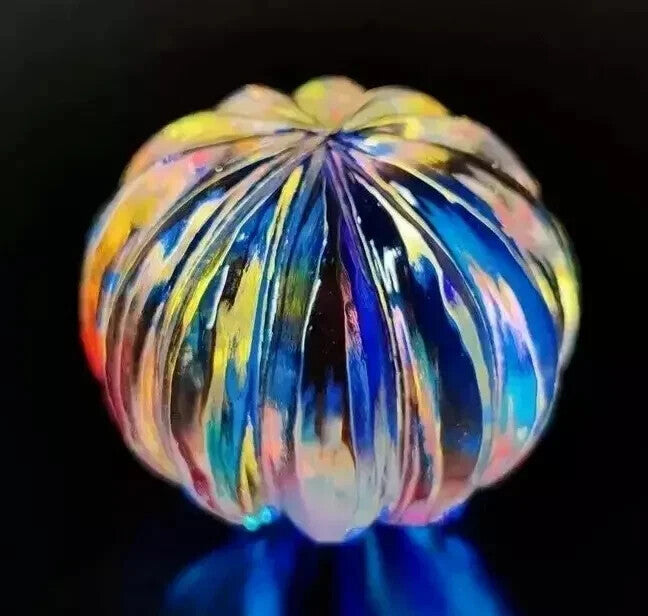 AAA+100 Ct Certified Natural Melon Cut Rainbow Color Best Mystic Quartz Gemstone