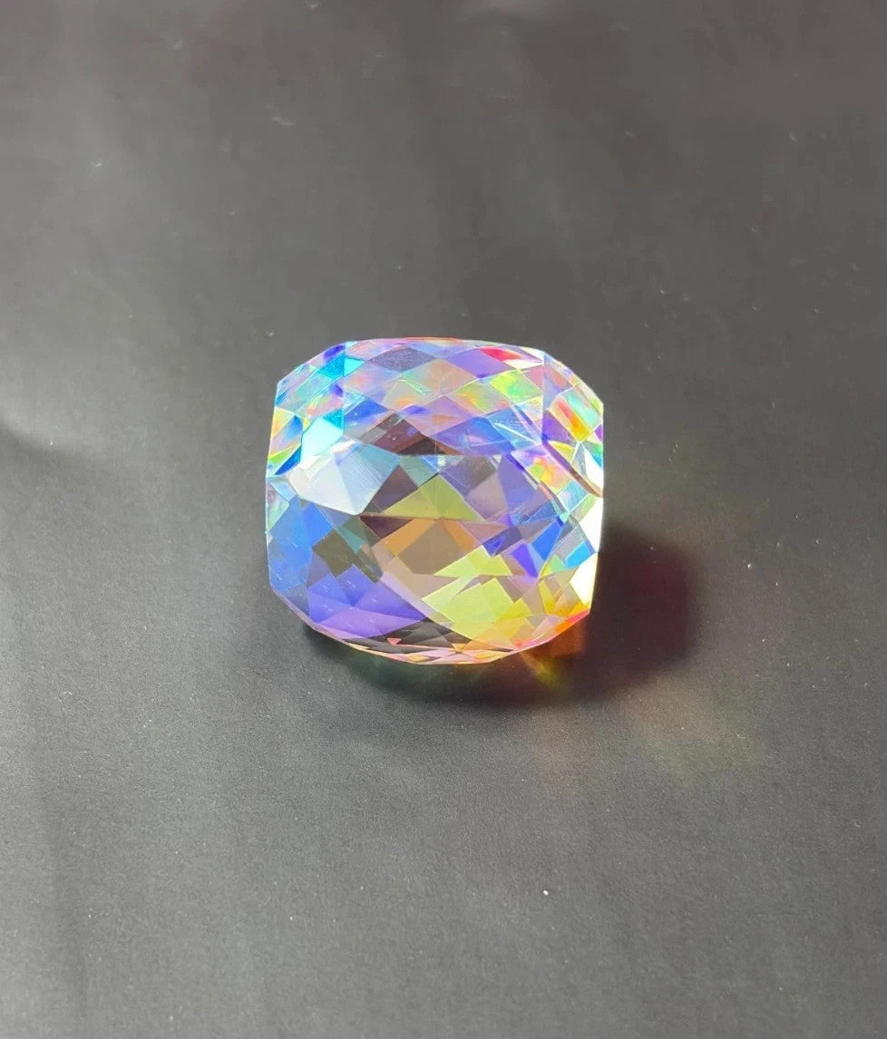 Natural Rainbow Brazilian Mystic Quartz 71 Ct Fancy Pendant Size Loose GEMSTONE