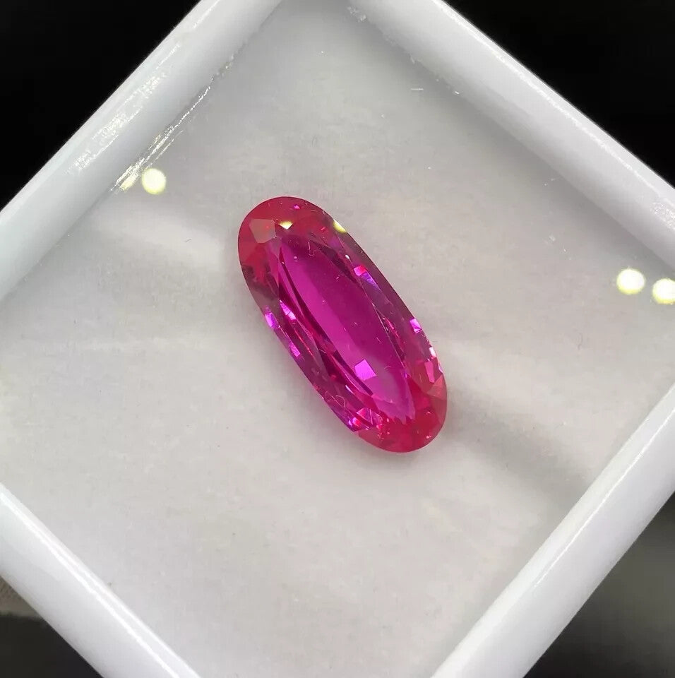 Top Quality Natural Oval Cut Ceylon Pink Sapphire Loose Gemstone 22 Ct