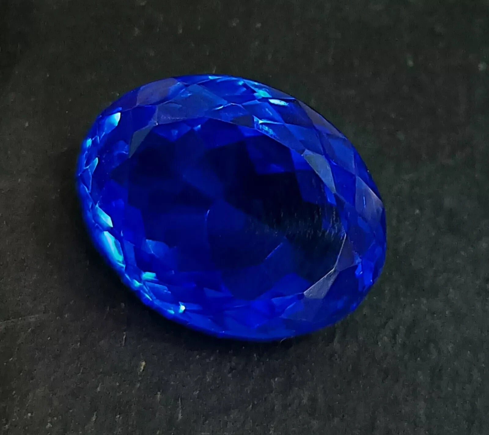 21 Ct A+ Natural Kashmiri Blue Sapphire Loose Gemstone Oval Cut EGL Certified