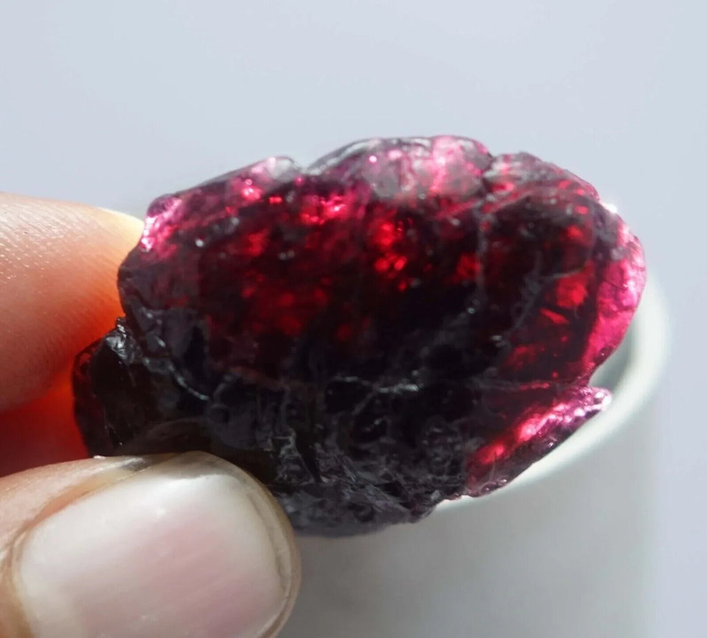 Certified Natural Red Painite Rough Burmese Facet 2000 Ct Raw Loose Lot Gemstone