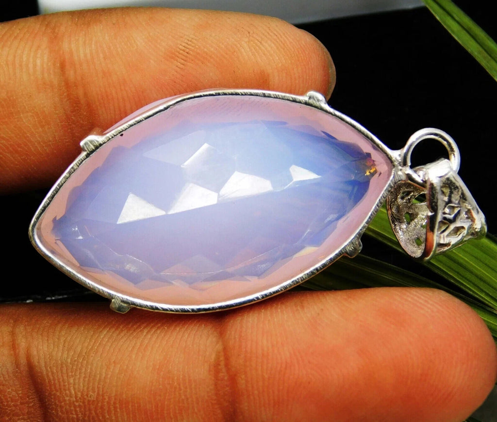 EGL Certified 61.50 Ct Natural Opal 925 Solid Silver Pendant Loose Gemstone