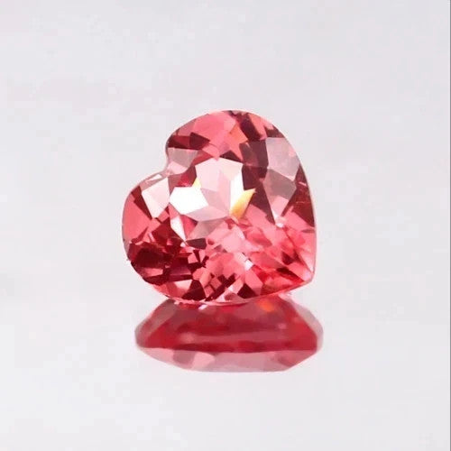 14.55 Ct Certified Heart Cut Natural Padparadscha Sapphire Loose Gemstone