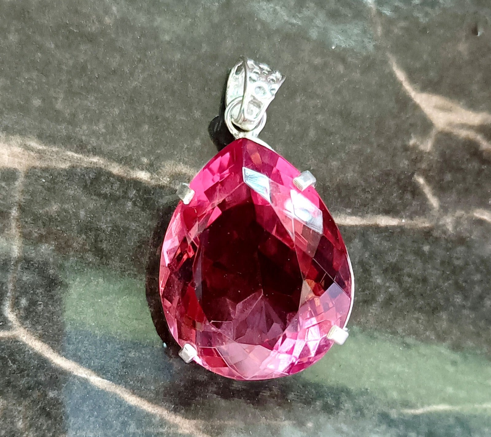 99.10 Ct Natural Zultanite 925 Silver Pear Cut Pendant Loose Gems EGL Certified