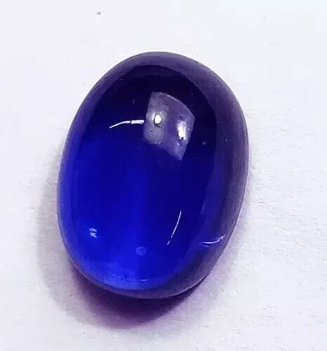 Loose Natural Blue Sapphire Certified Gemstone Oval Cabochon 25.45 Ct
