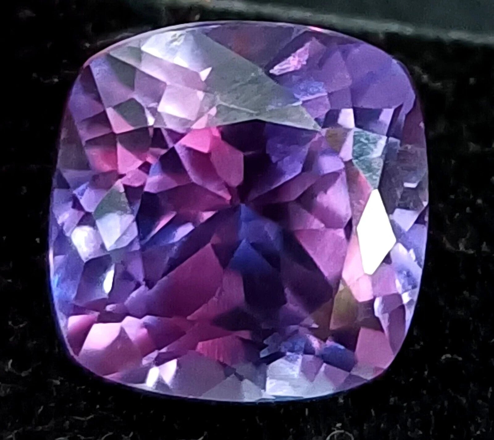 11.00 Ct NATURAL Loose Montana Bi-Color Sapphire Cushion Facet Loose GEMSTONE