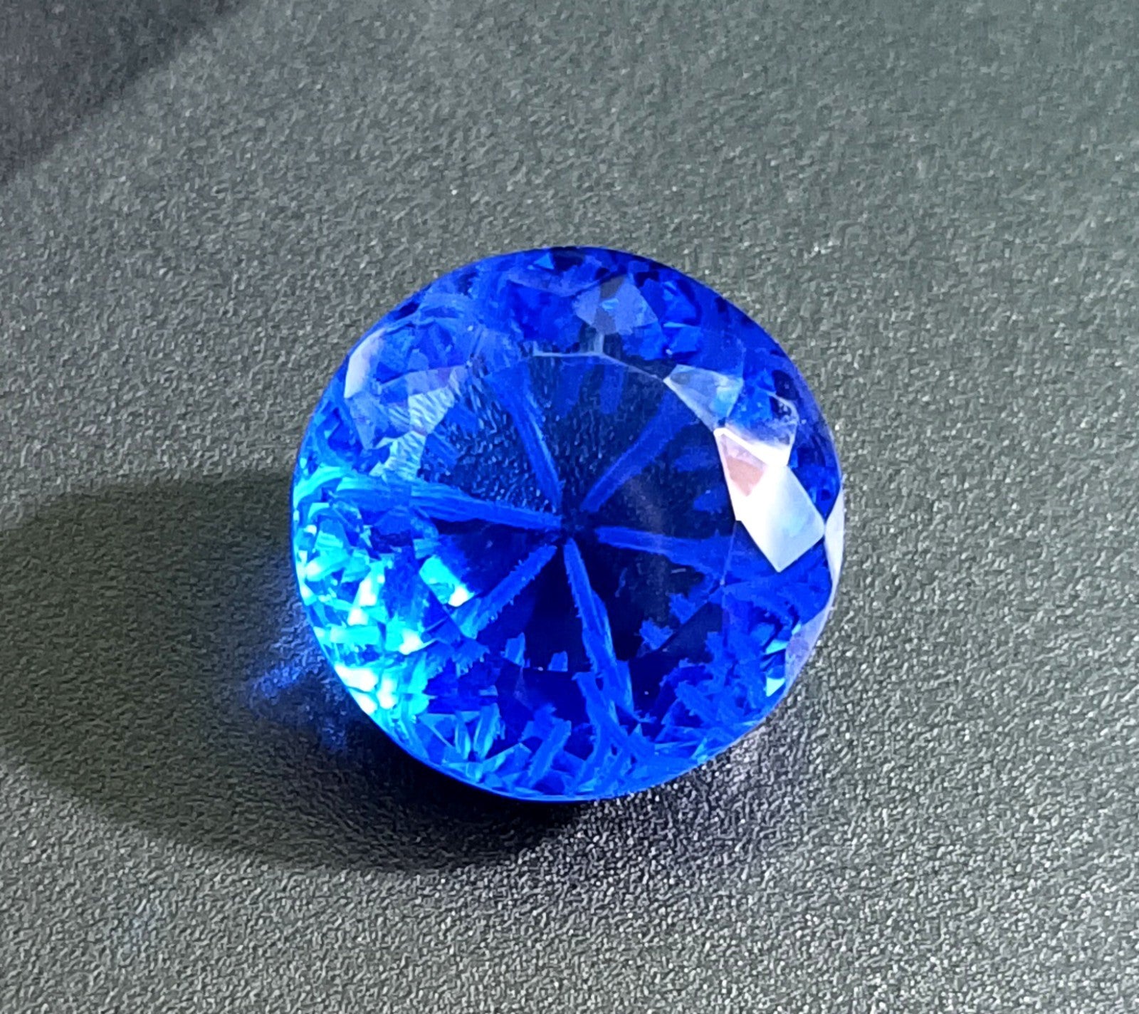 41.40 Ct Round Fine Cut EGL Certified Brazilian Round Color Topaz Loose Gemstone