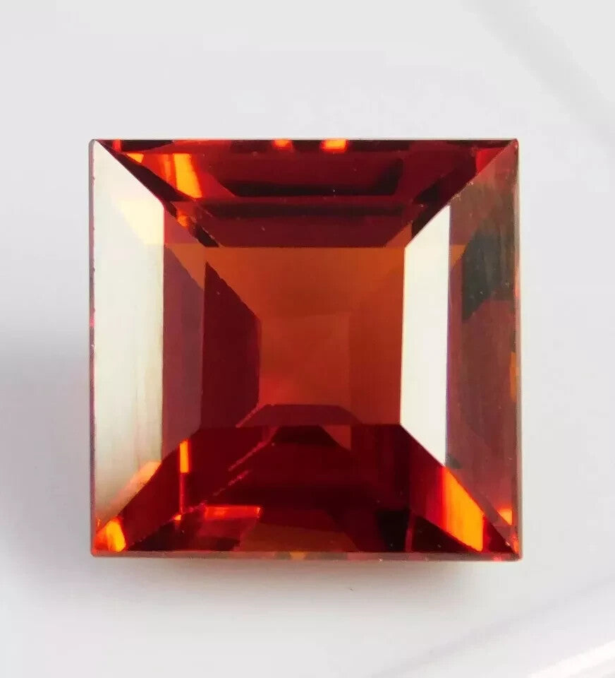 Orange Sapphire 12 Carats Natural Orange Sapphire Certified Loose Gemstone