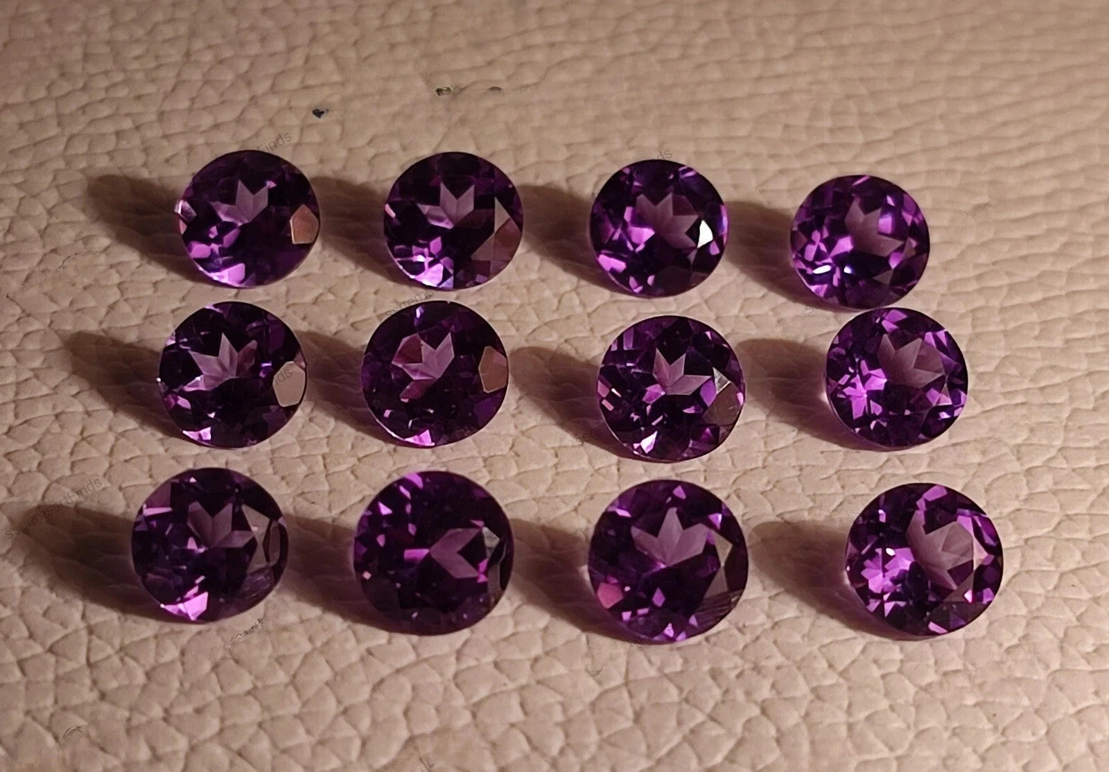 7x7MM (15 Pcs) Natural Color Change Alexandrite Certified Loose Gemstone Lot