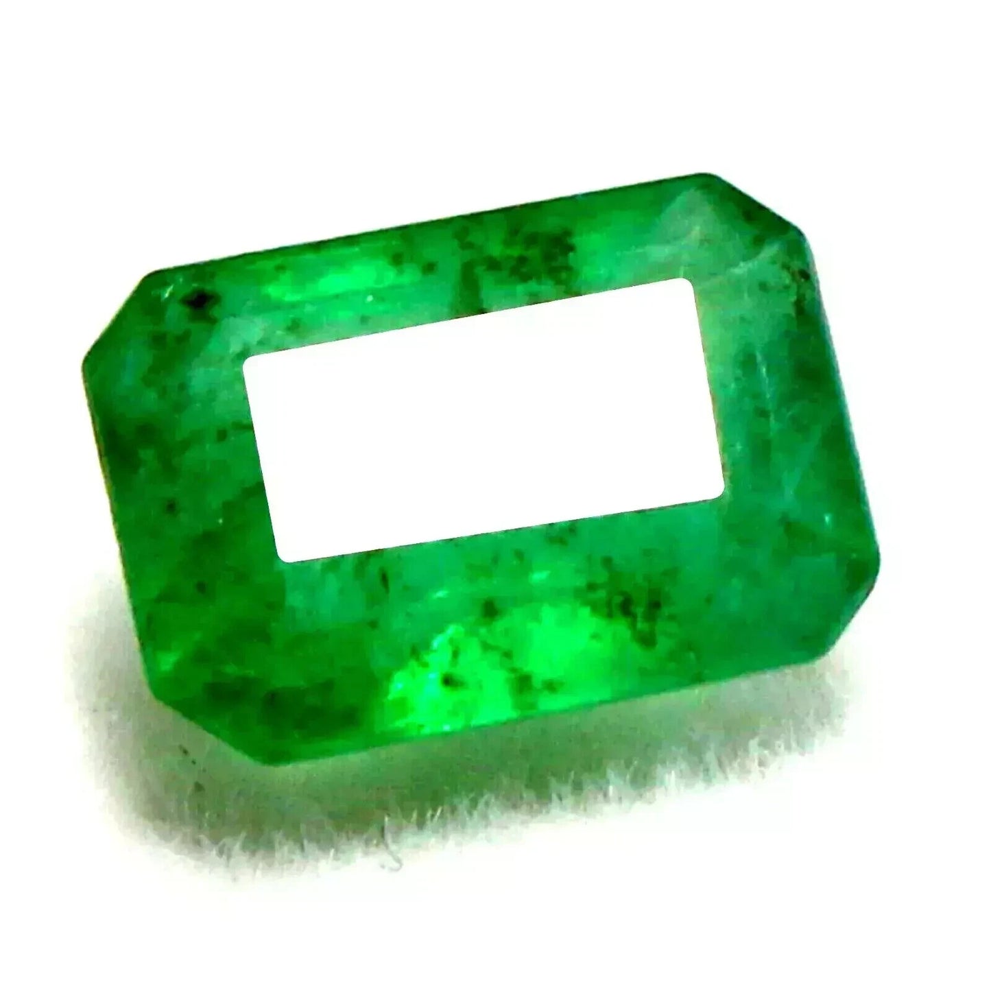 Natural Colombian Green Emerald 18.00 Ct Emerald Cut Loose Gemstone CERTIFIED