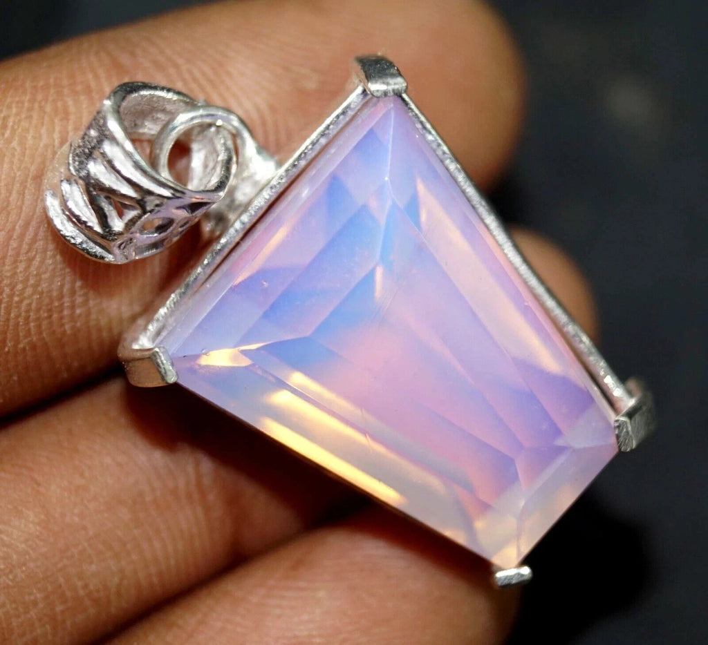 Certified 56.65 Ct Natural Opal Fancy 925 Solid Silver Pendant Loose Gemstone