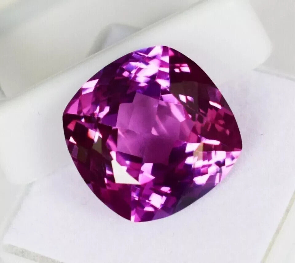 Natural EGL Certified Alexandrite Color Change Cushion Cut 70 Ct Loose Gemstone
