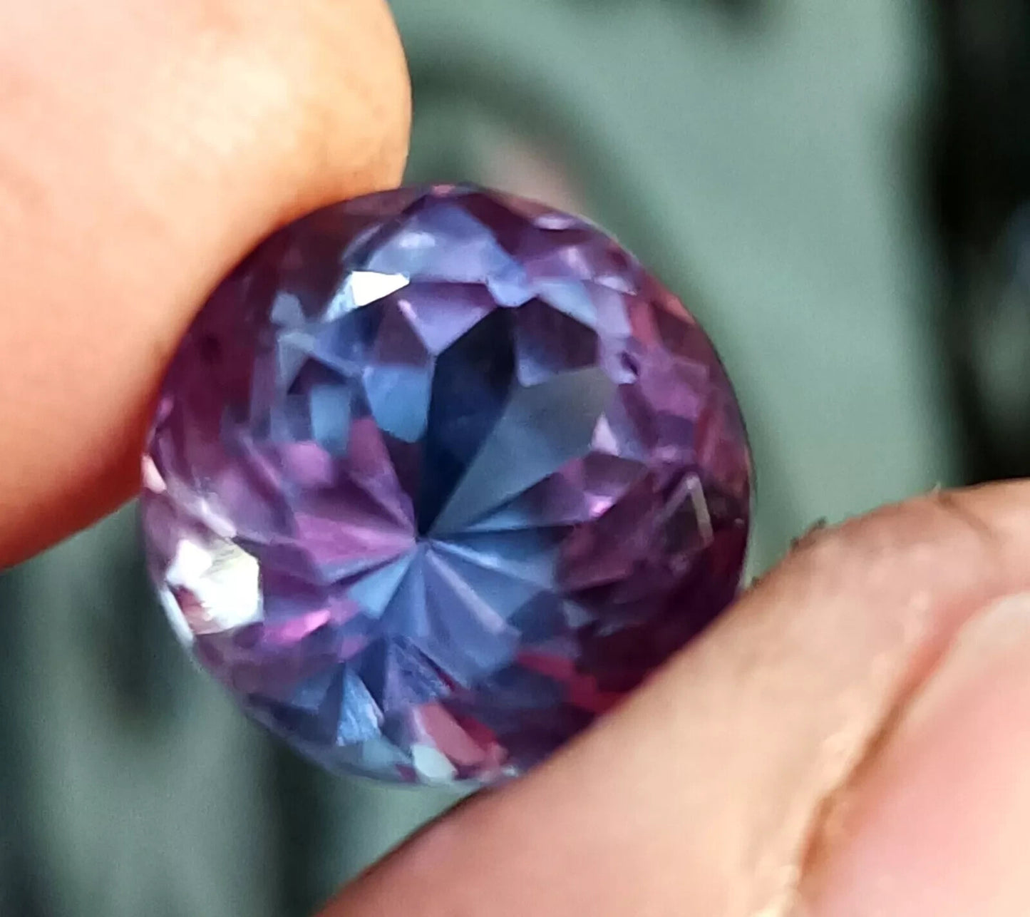 NATURAL Flower Cut Ceylon Bi-Color Sapphire Loose CERTIFIED GEMSTONE 11.20 Ct