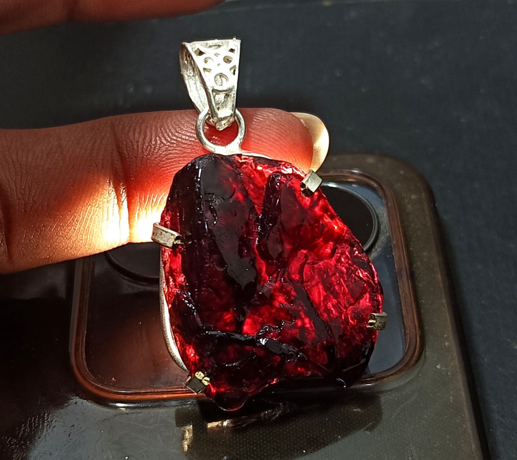 EGL Certified 78.65 Ct Natural PAINITE 925 Solid Silver Pendant LOOSE Gemstone
