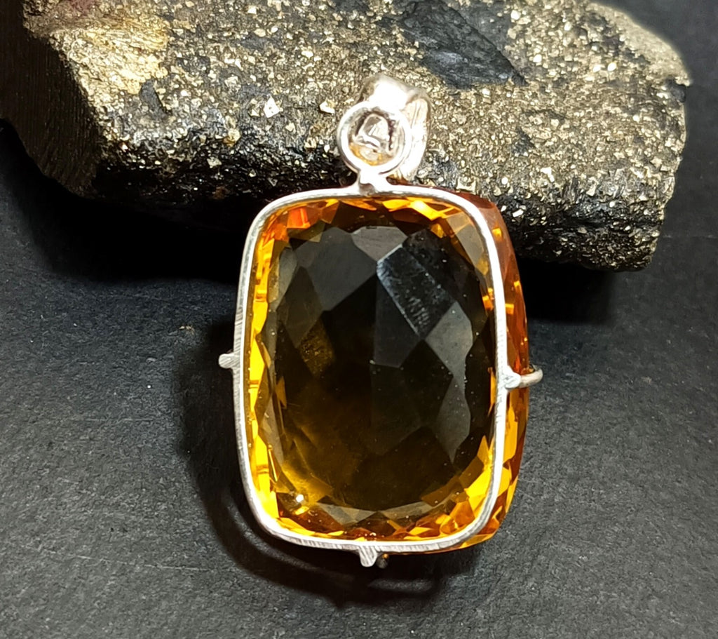 EGL Certified Natural 95.25 Ct Brazilian Cushion Topaz Pendant Loose Gemstone