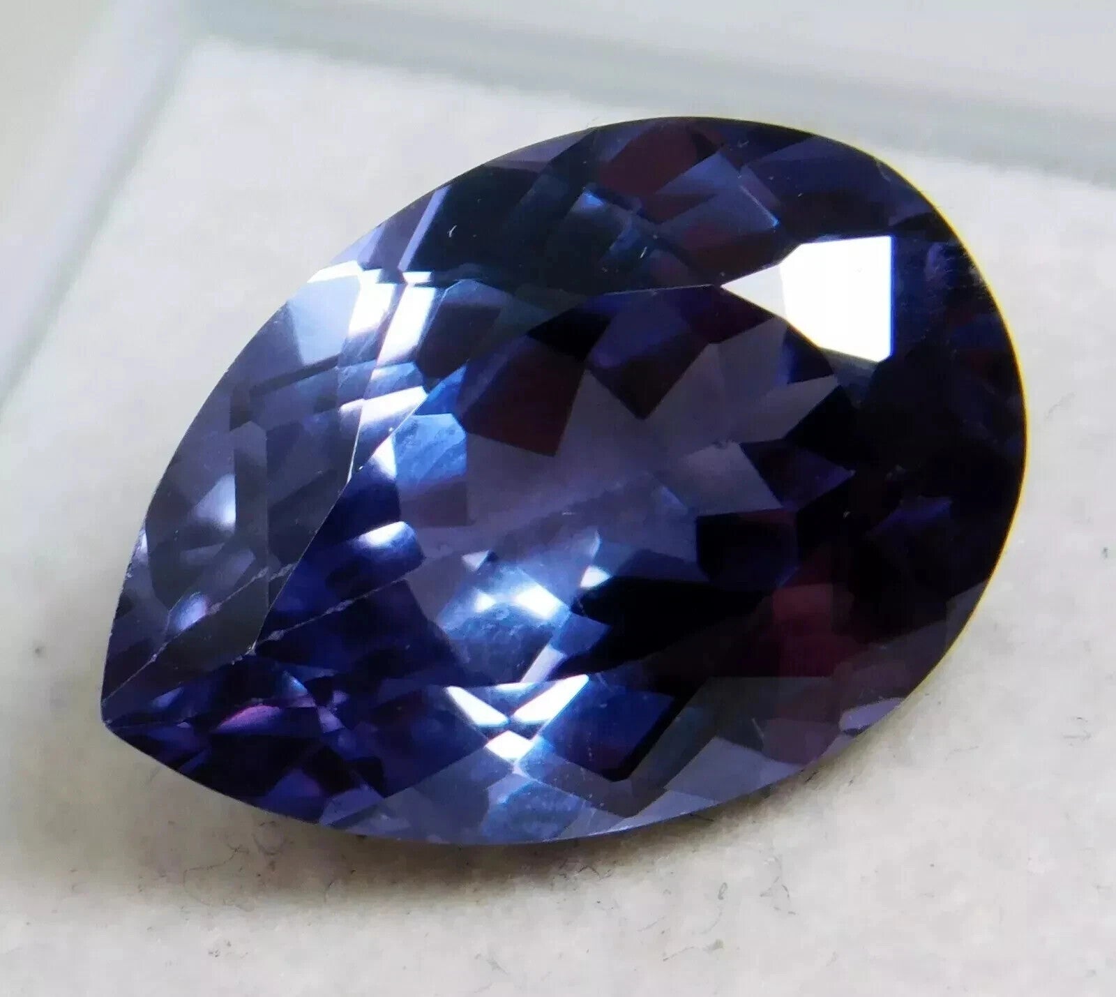 Alexandrite Color Change Natural 10-12 Ct Pear Cut EGL Certified Loose Gemstone