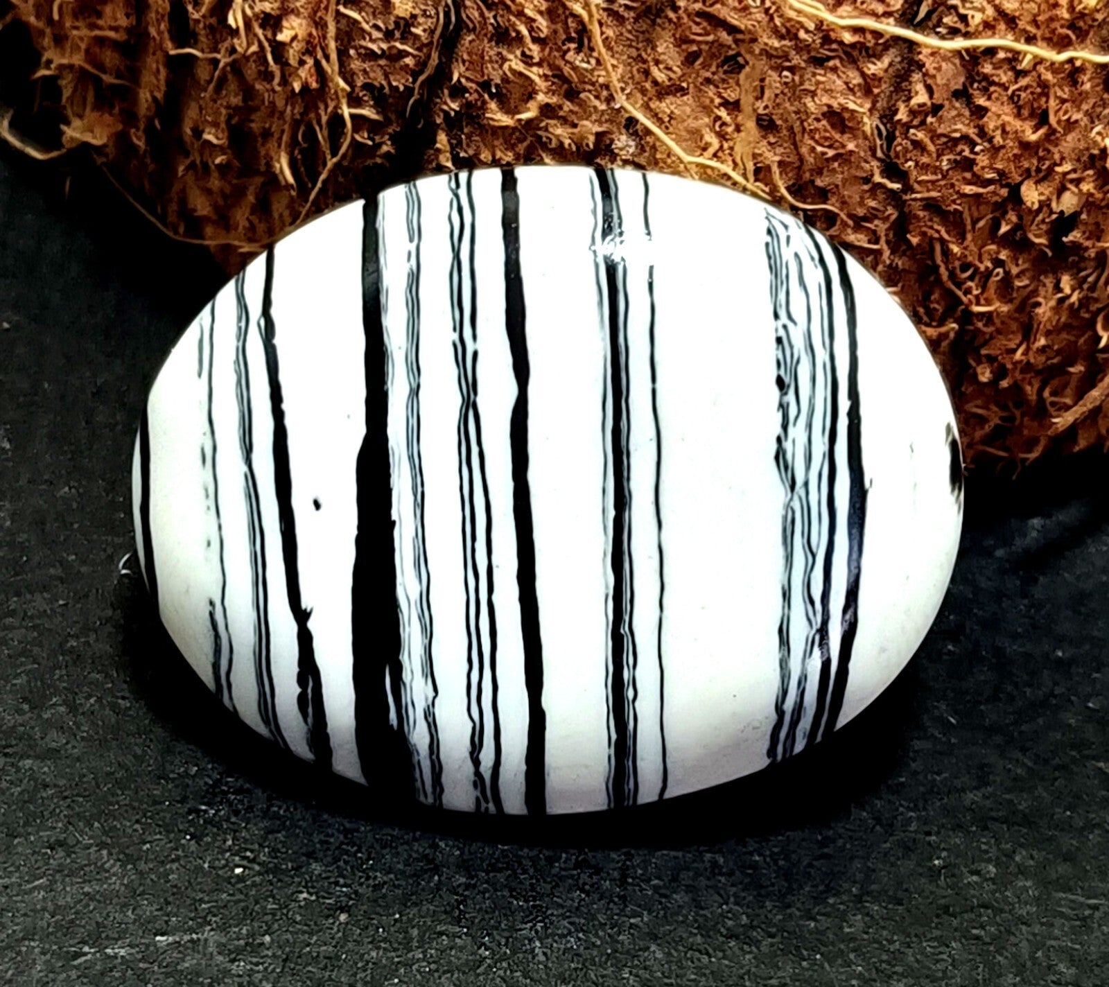 31.95  Ct Natural Turquoise Arizona White oval Cut Loose Gemstone