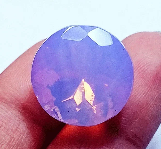 Natural Purple Opal 30.30 Ct Welo Australian Untreated Certified AA+ Gemstone