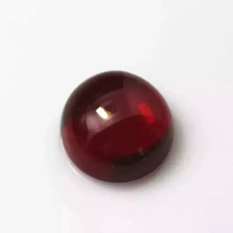 Certified A+ Natural 13.15 Ct Burmese Red Ruby Round Cabochon Loose Gemstone