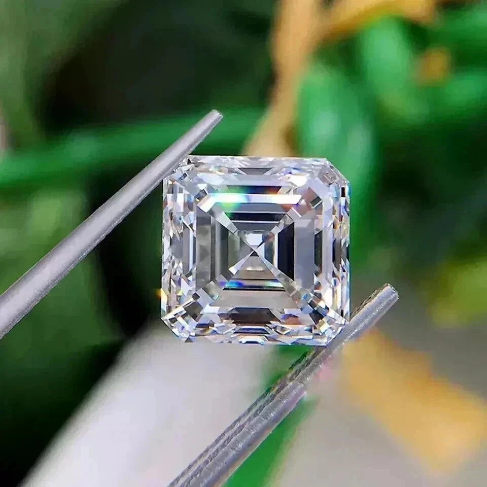 Stunning Loose Lab-Grown Diamond 2 Ct Asscher Cut CLARITY Certified Gemstone