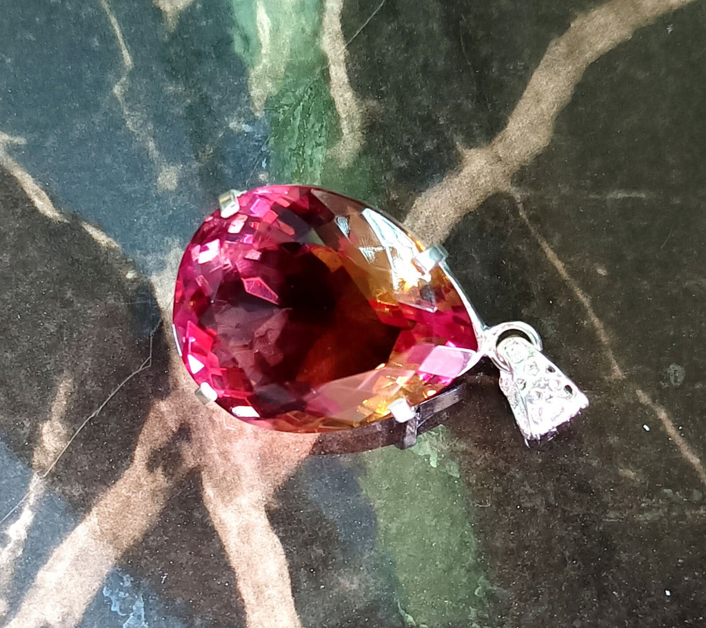 99.10 Ct Natural Zultanite 925 Silver Pear Cut Pendant Loose Gems EGL Certified