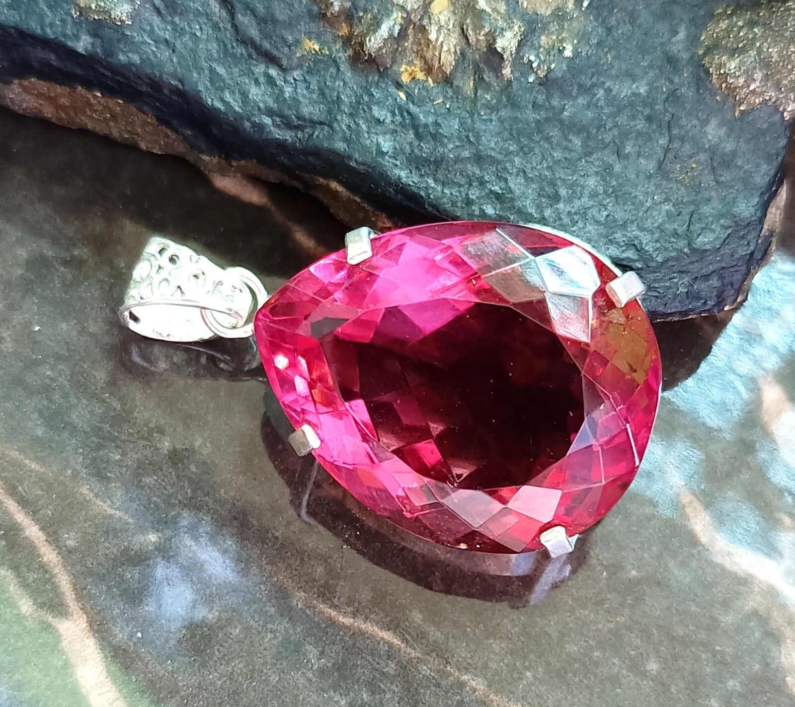 99.10 Ct Natural Zultanite 925 Silver Pear Cut Pendant Loose Gems EGL Certified