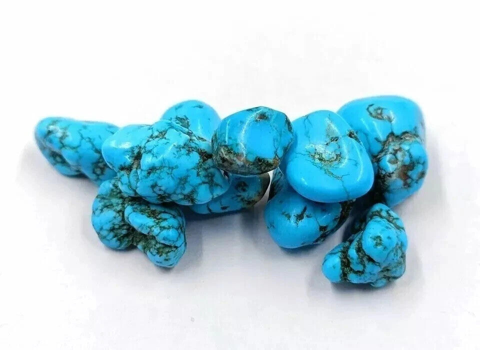 AAA 2500 Ct Natural Blue Arizona Turquoise Tumble Lot Loose Gemstone